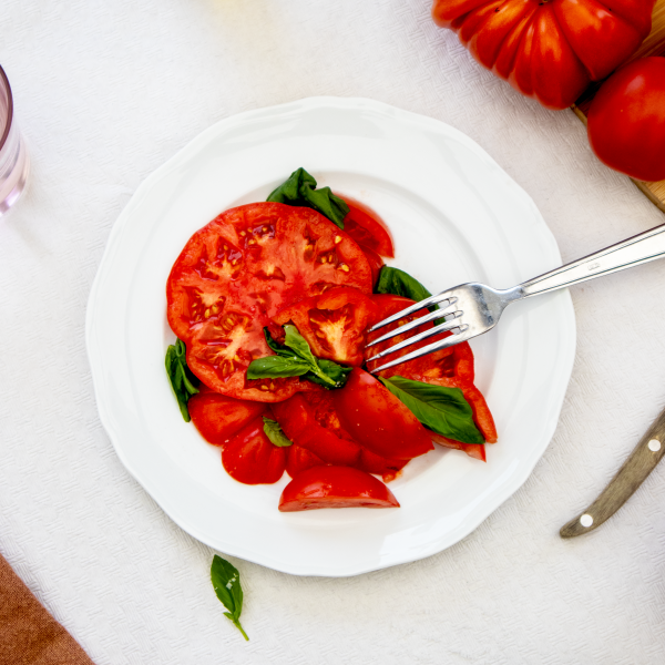 Photo plat : tomate